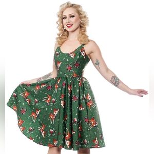Sourpuss Reindeer Dress